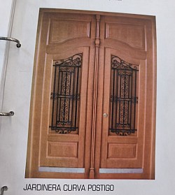 Puerta doble hoja , ventana , contra ventana, y reja